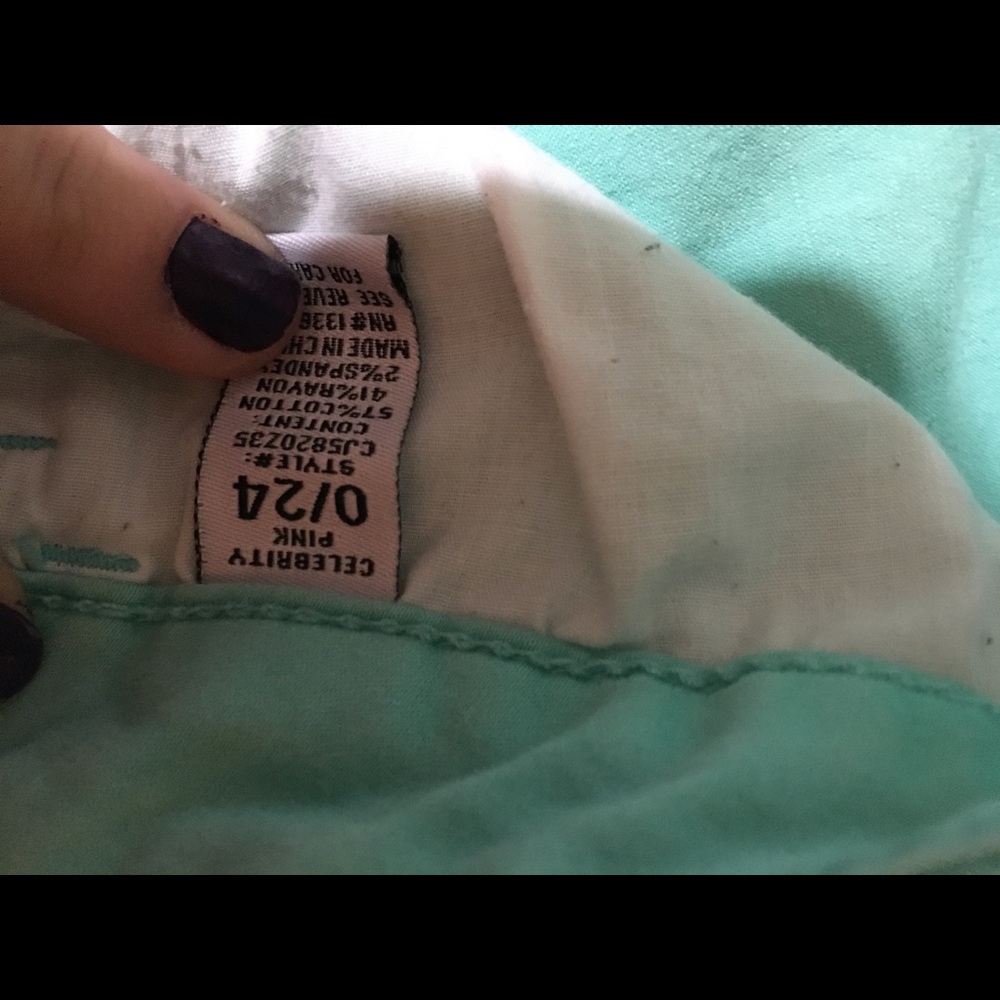 Turquoise pants - Picture 4 of 6